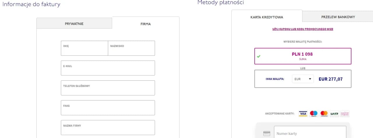 Jak kupić bilet lotniczy przez internet w Wizz Air bez problemów