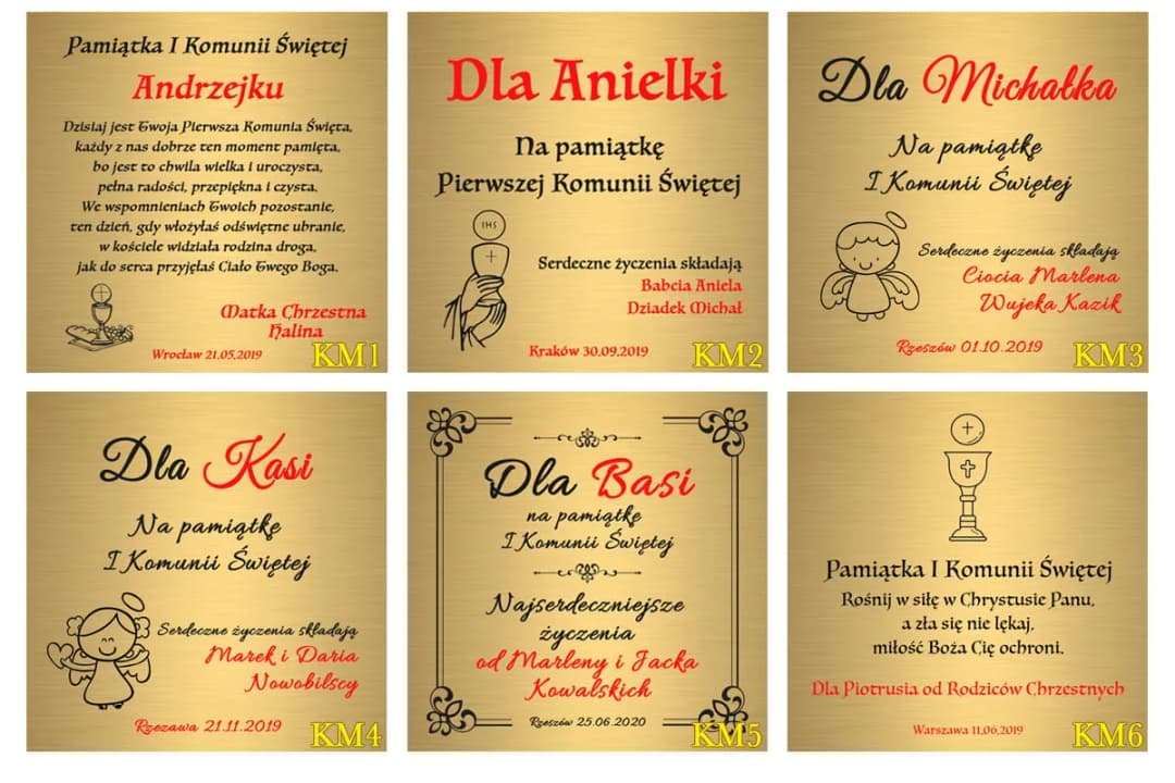 Co napisać na pamiątce komunijnej, by wyrazić prawdziwe uczucia?