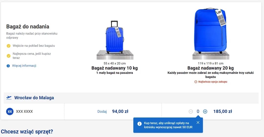 Czy można przewozić jedzenie w bagażu podręcznym Ryanair? Oto zasady